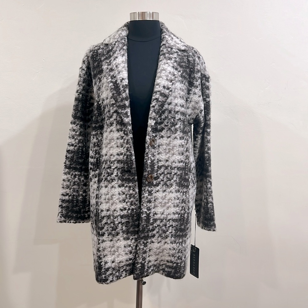 Bernardo wool/mohair coat. Size small. NWT